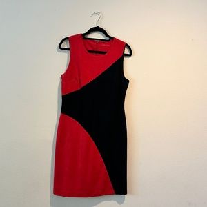 Calvin Klein Velvet Midi Dress